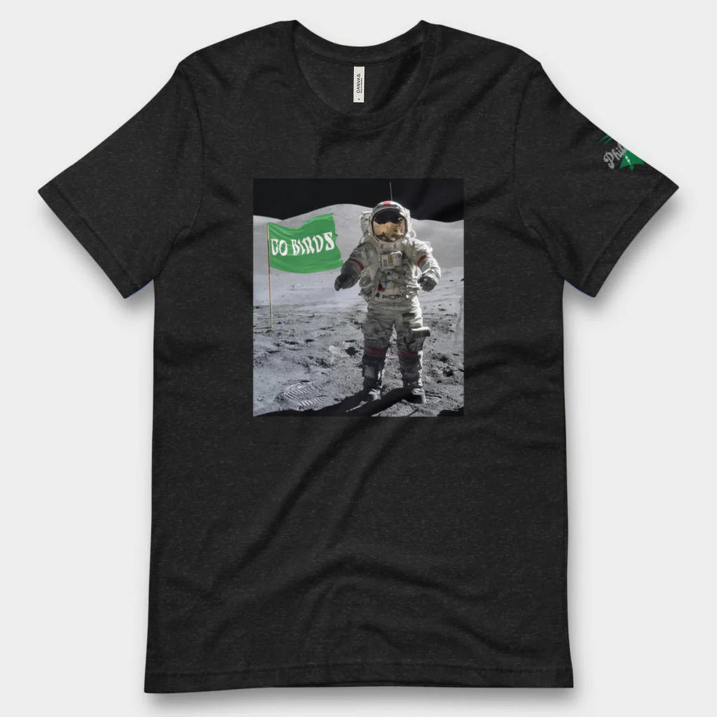 Moon Man Birds Fan Toddler Tee