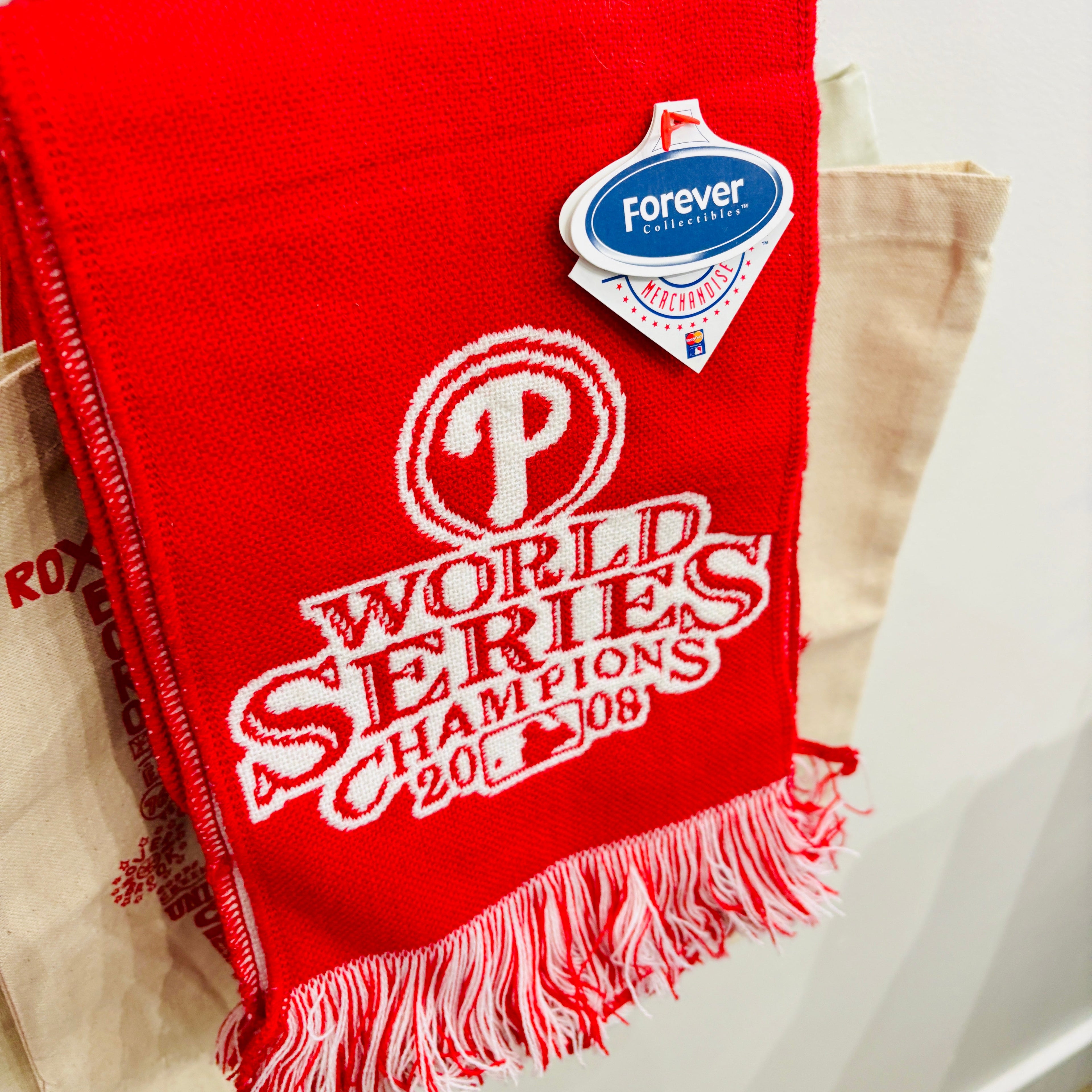 Philadelphia Phillies 2008 World Series Champions Big Logo Scarf
