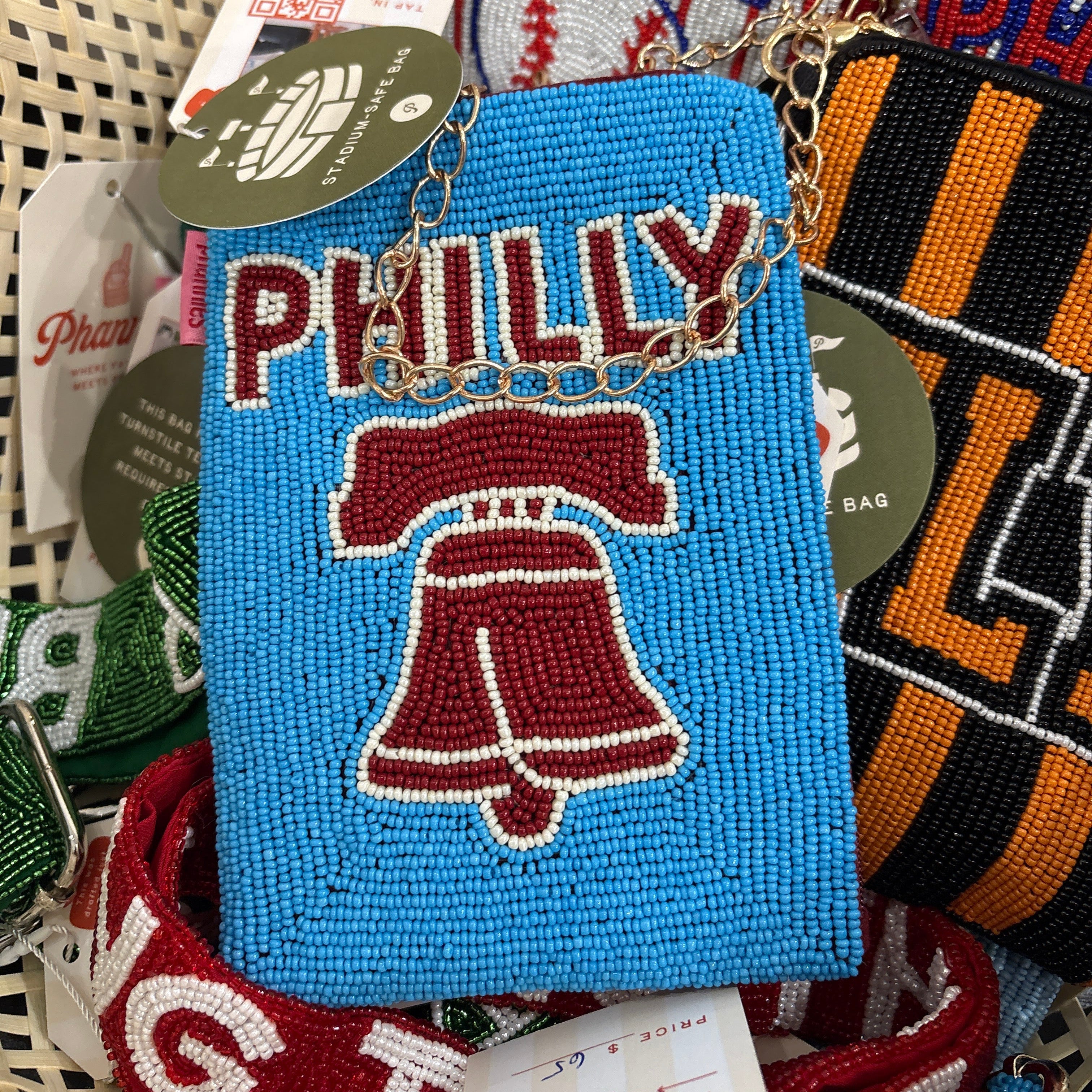 Beaded Phone Case -  Cross Body