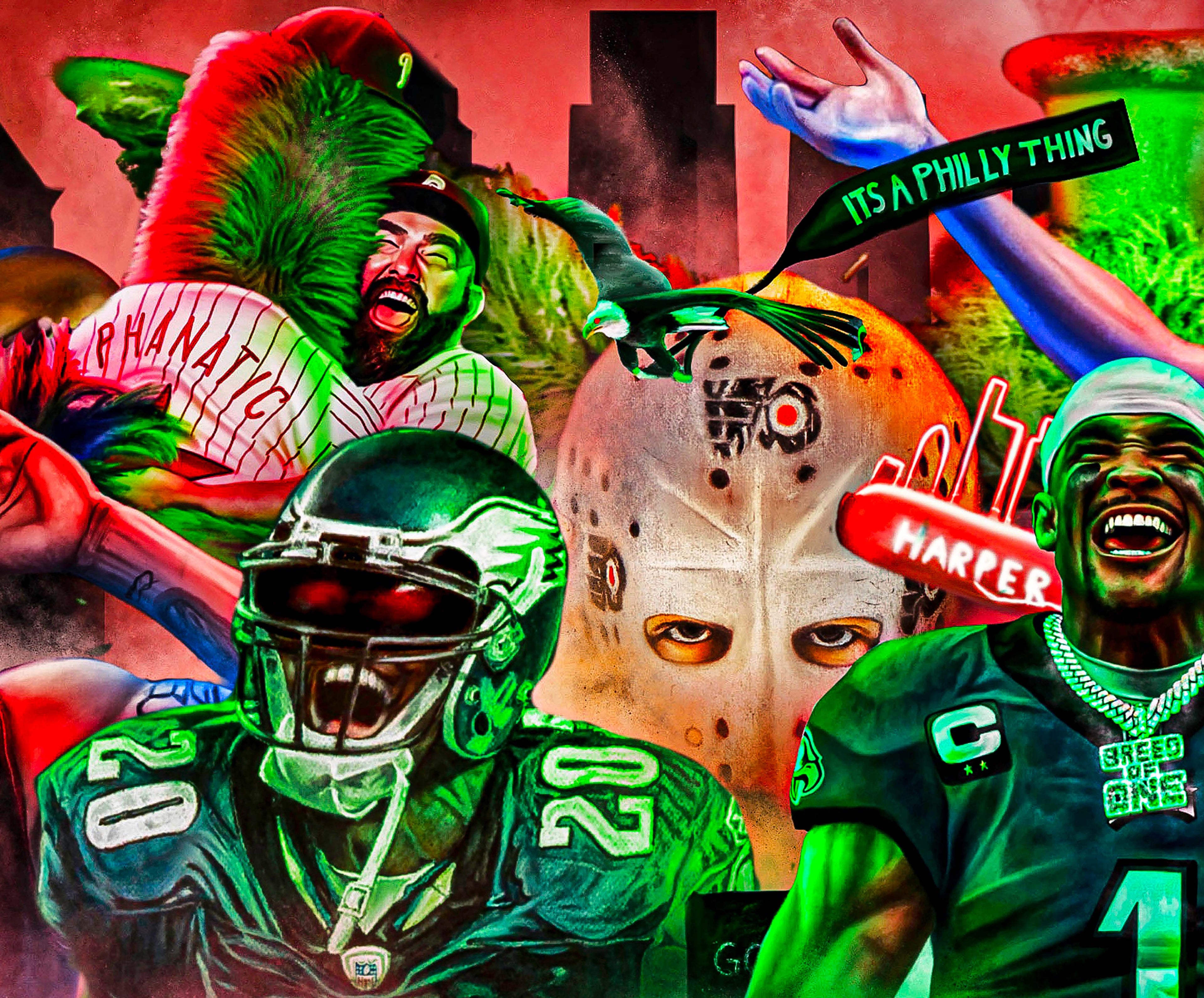 Philly Sports "Art With Energy" Banner