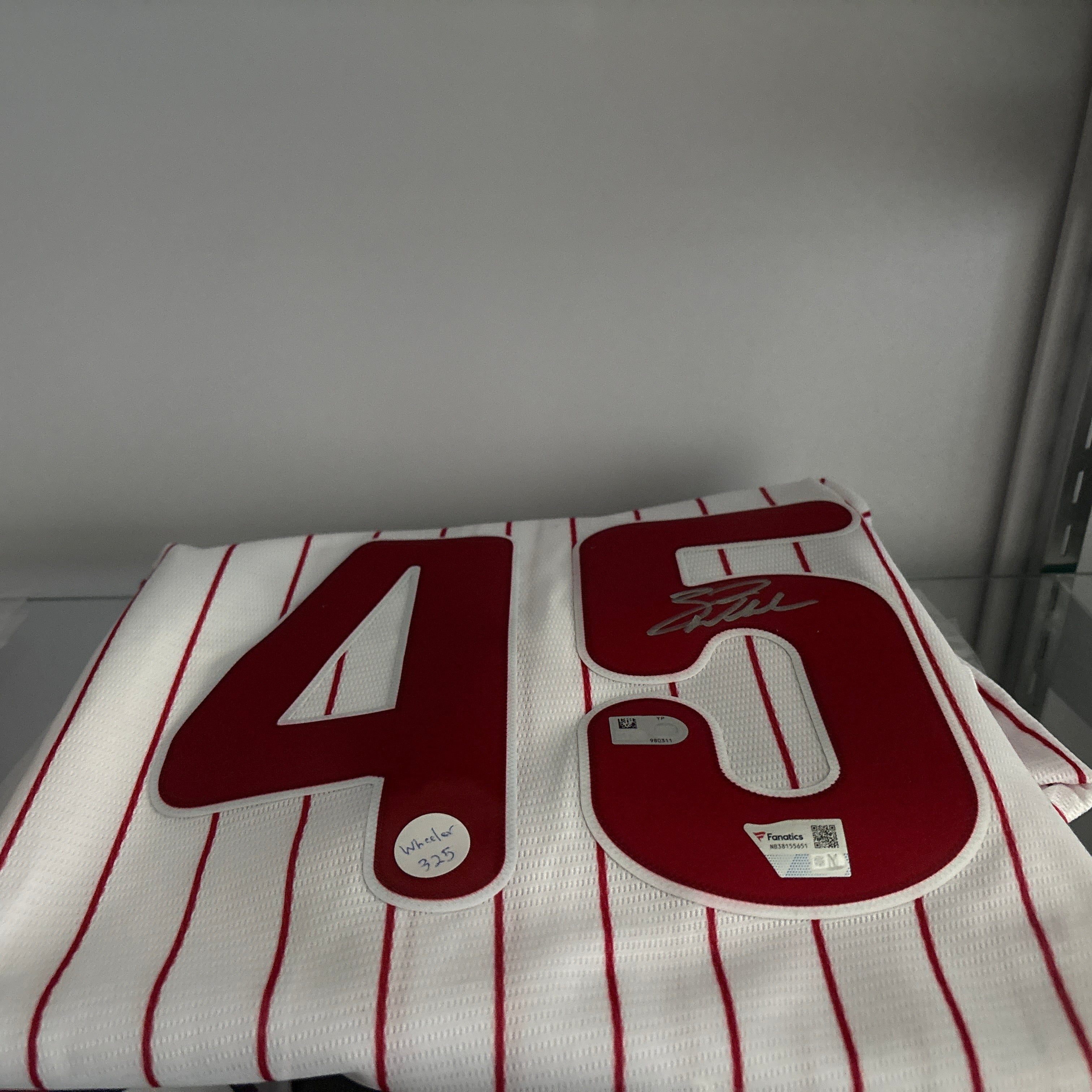 Zack Wheeler Signed Philadelphia Phillies Jersey (White)