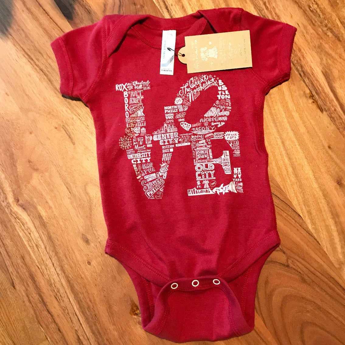 Philadelphia LOVE Onesie