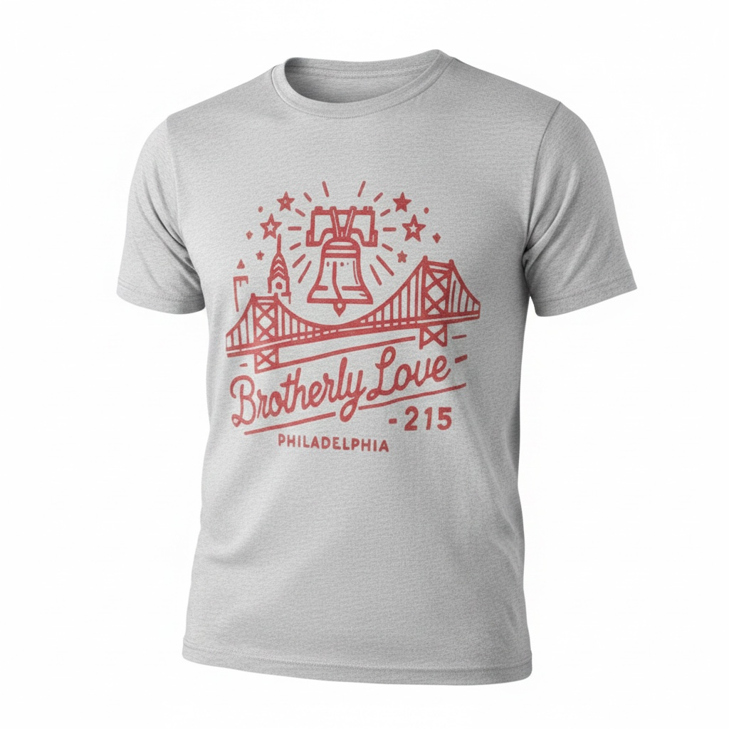 Cityscape Script Unisex Tee