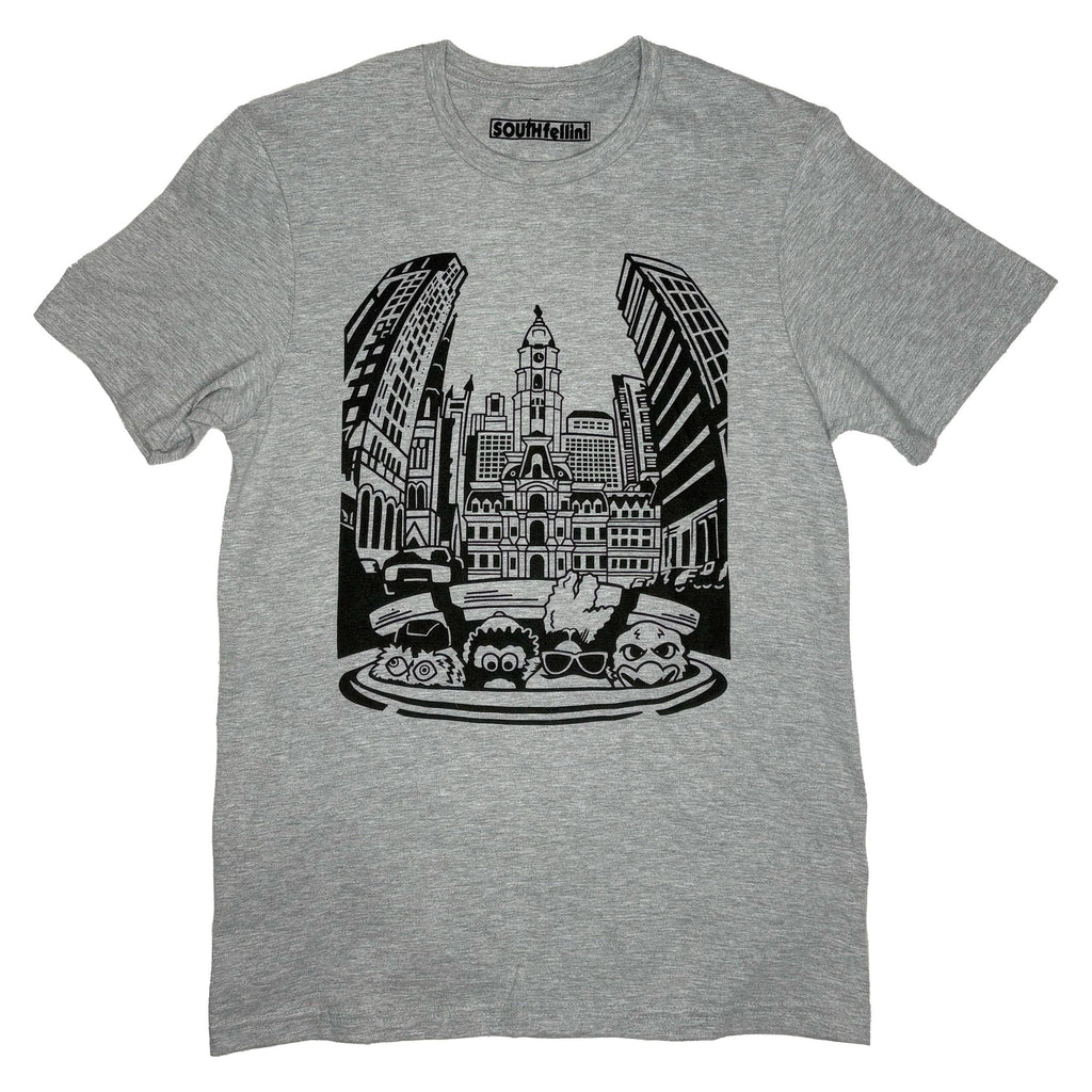 Mutant Mascots Tee Shirt (Grey)