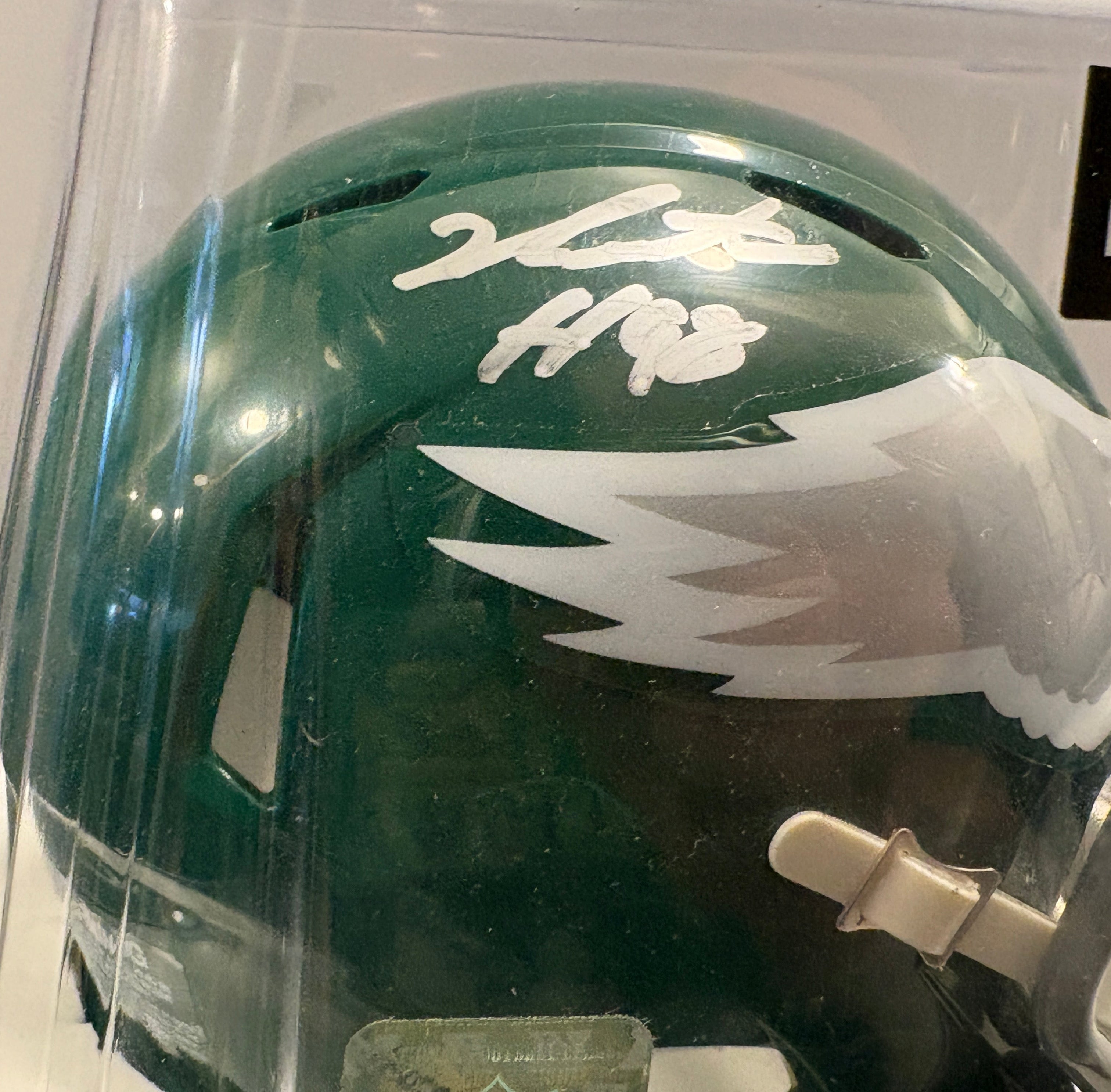 Jalen Carter Signed Kelly Green Philadelphia Eagles Mini Helmet