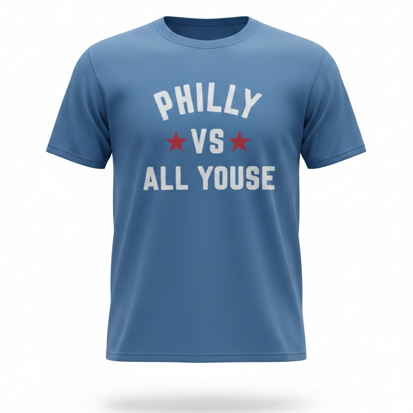 Philly vs All Youse Tee (Blue)