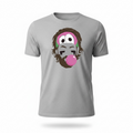 Hair Flow and Bubble Blow Youth Tee - Heather Gray