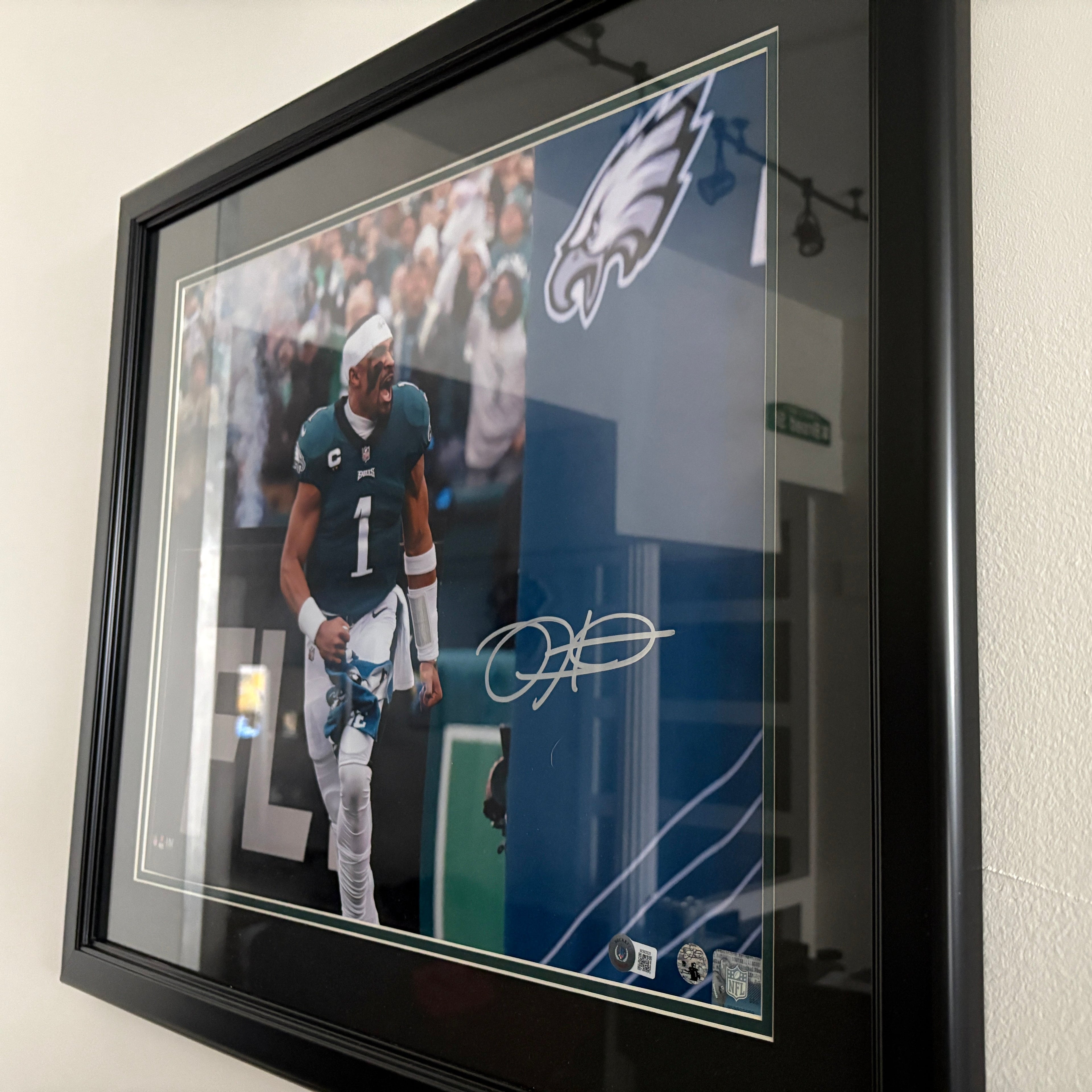 Jalen Hurts Signed 16x20 Framed Photo