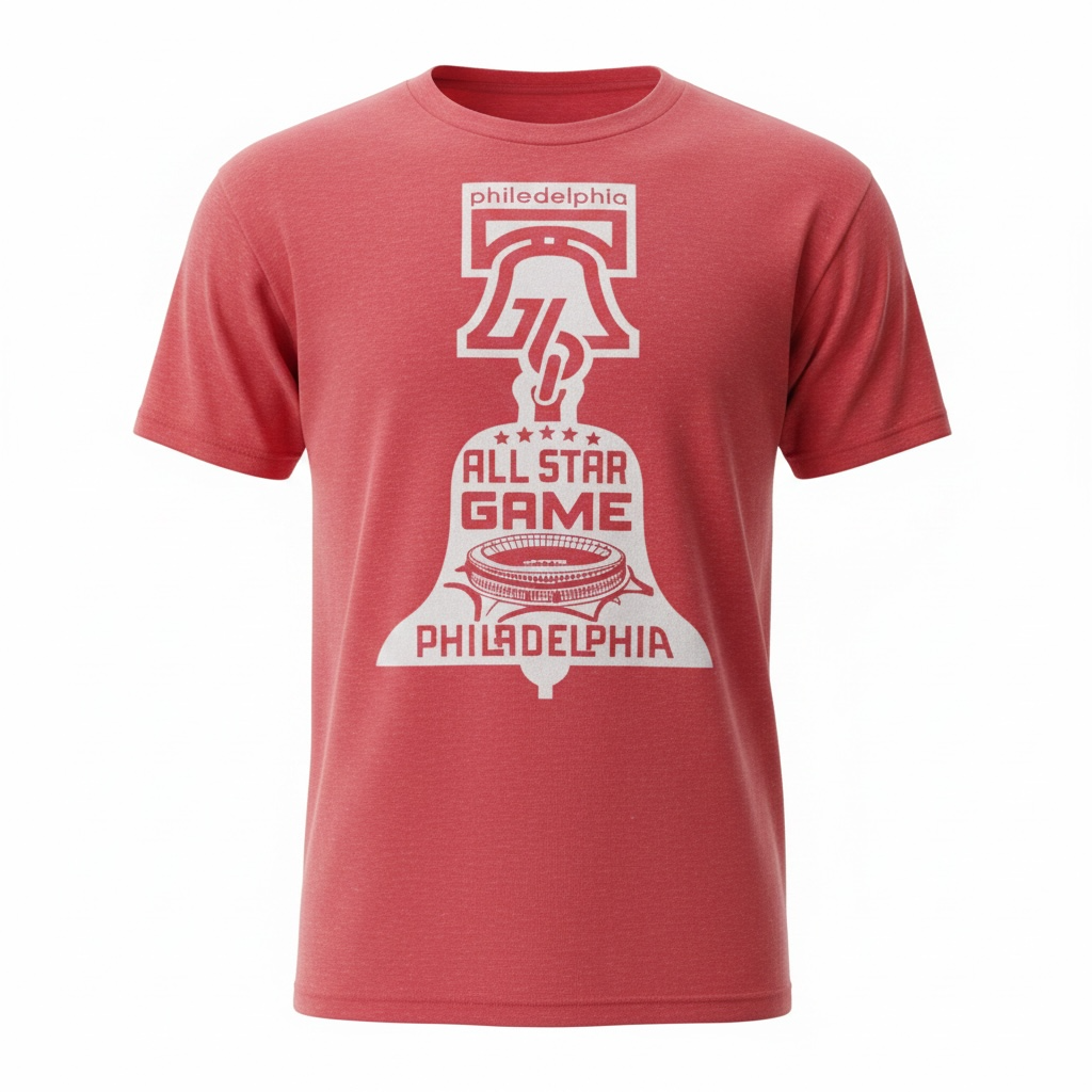 Spirit of 1976 All Star Game Youth Tee - Red