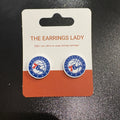 Sixers Logo Stud Earrings