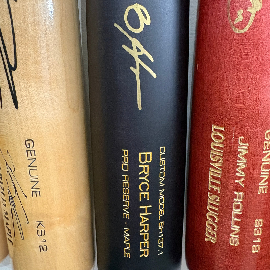 Bryce Harper Signed Blonde Handle Victus Bat
