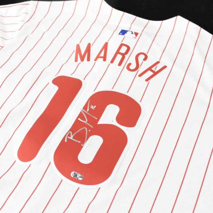 Brandon Marsh Signed Phillies Jersey