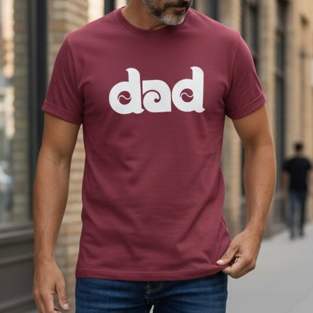 Philly Baseball Dad Tee - Burgundy