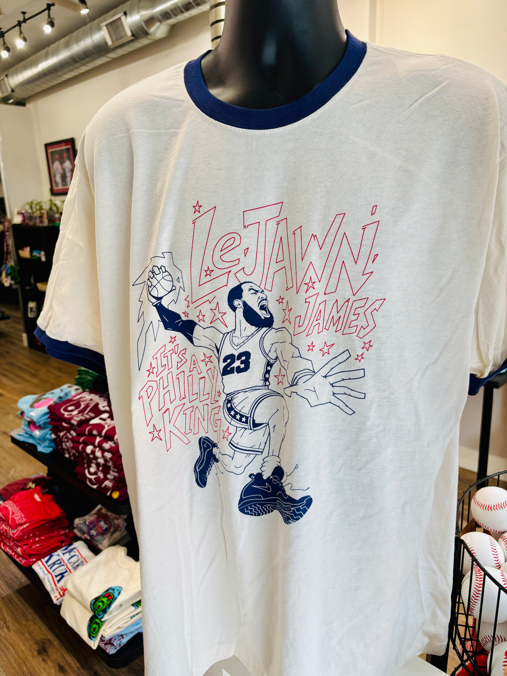 LeJawn James Ringer Tee