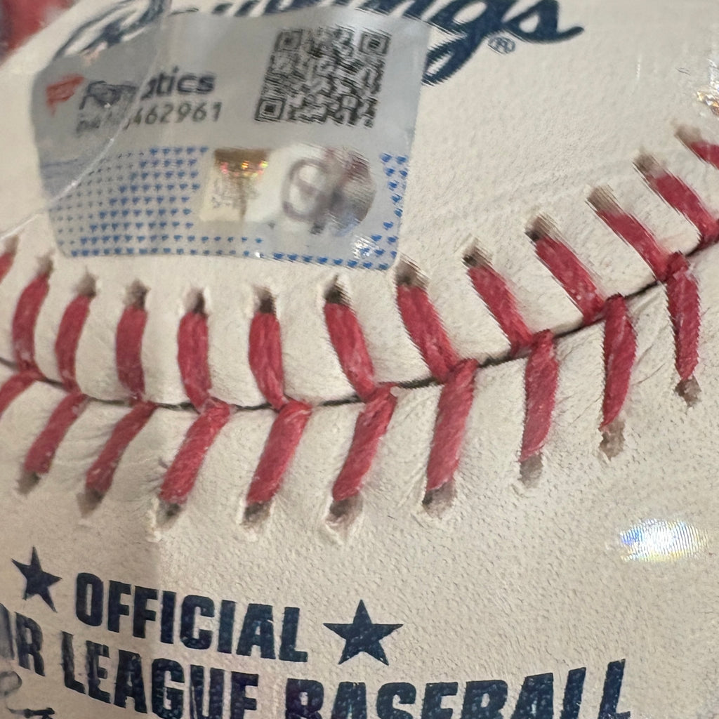 Chase Utley Signed and WS Ph... Inscribed Baseball