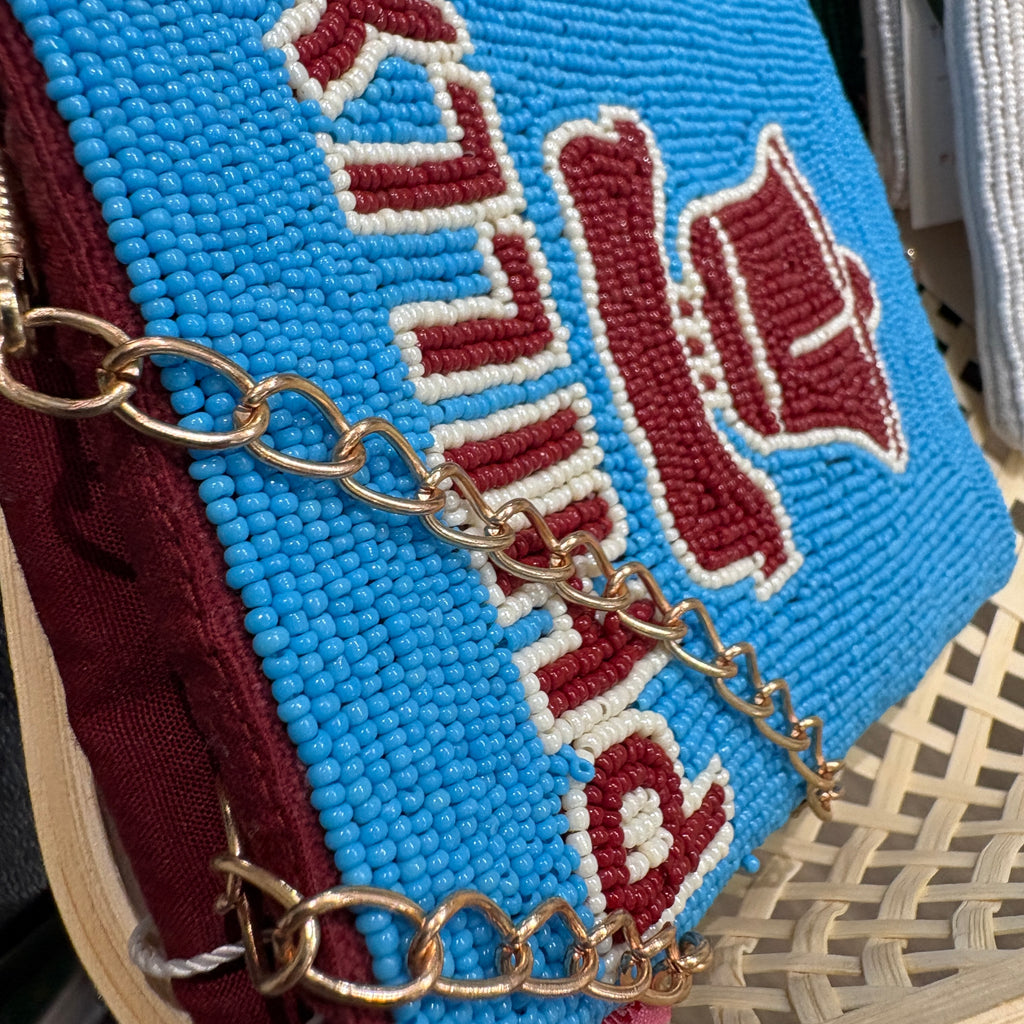 Beaded Phone Case -  Cross Body