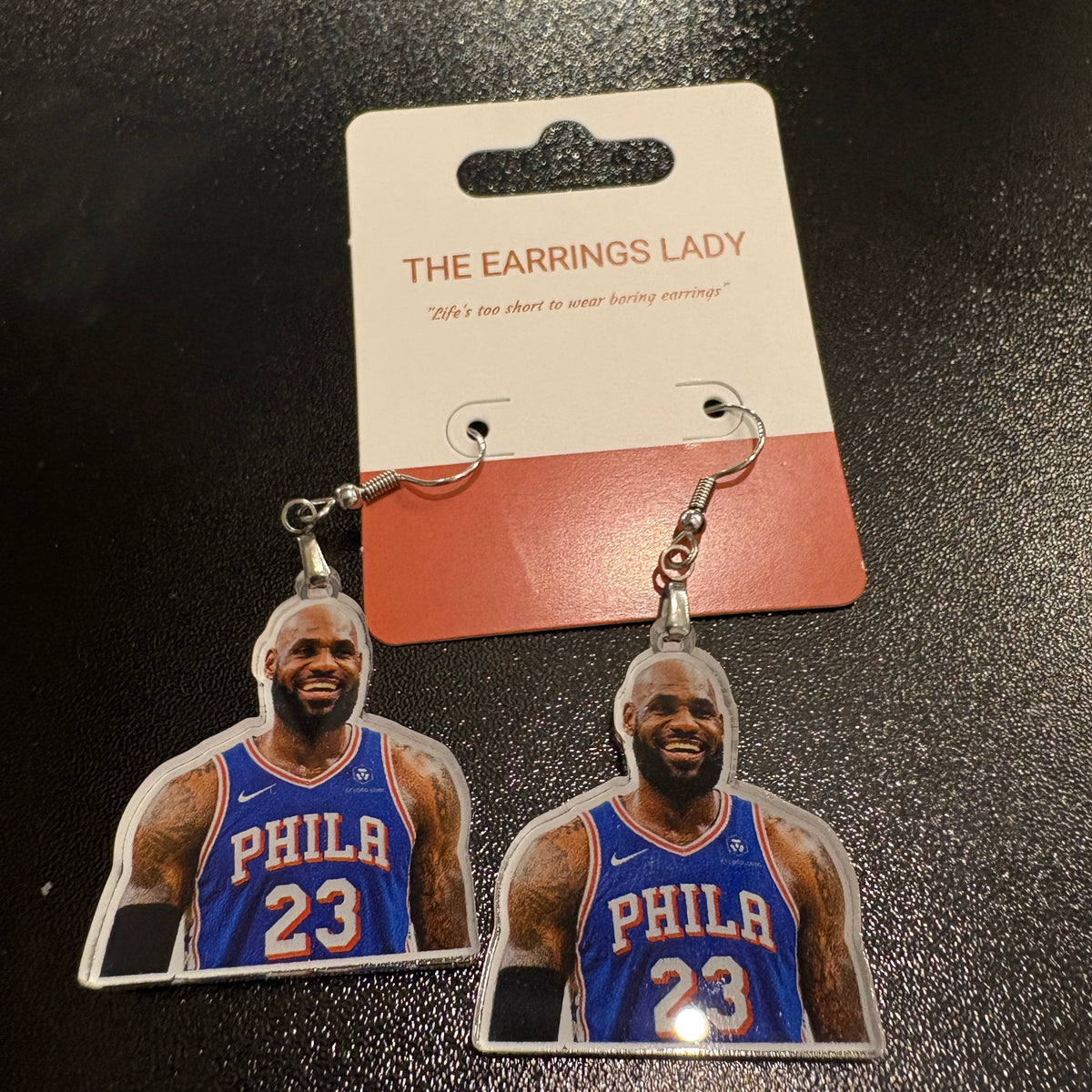 LeBron James Dangle Earrings