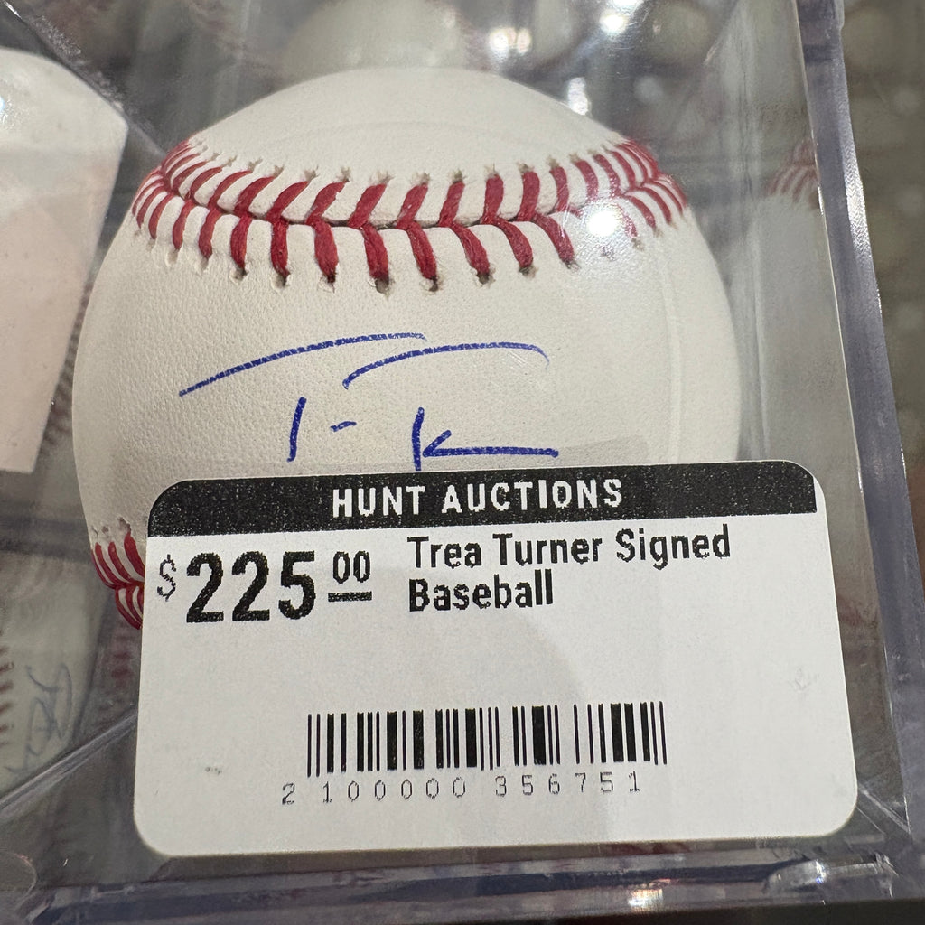 Trea Turner Signed Baseball