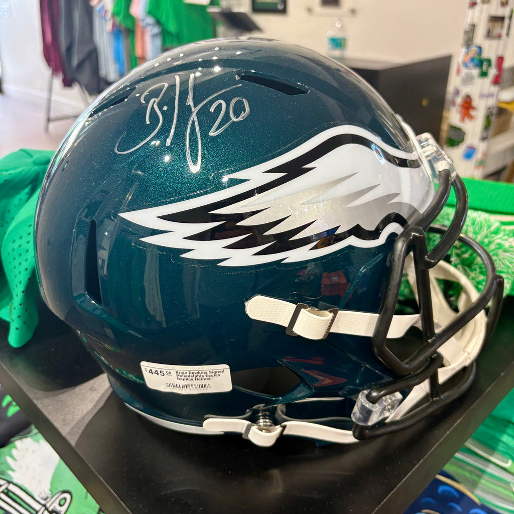 Brian Dawkins Signed Philadelphia Eagles Replica Helmet