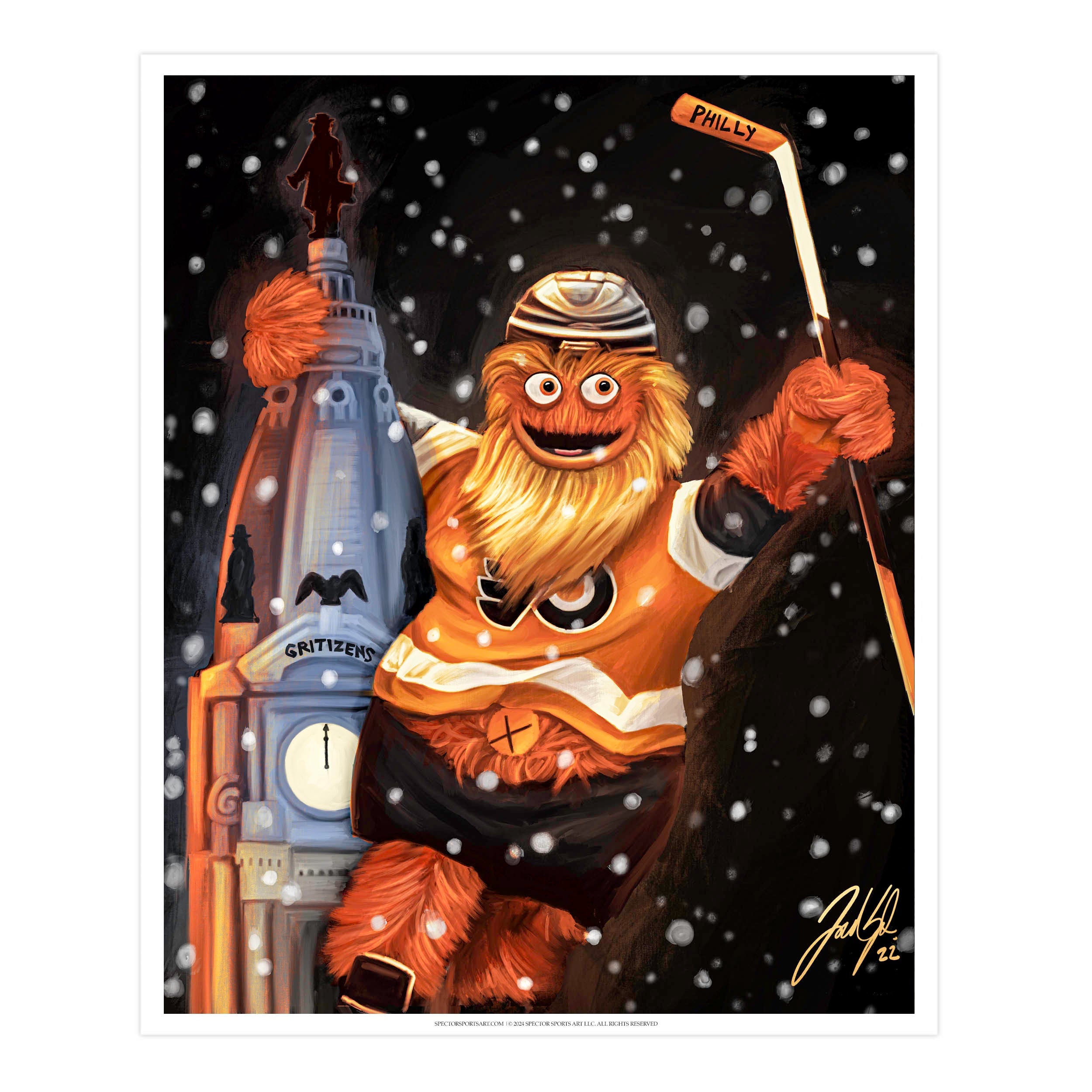 Gritty “GRITIZENS” Philadelphia Flyers