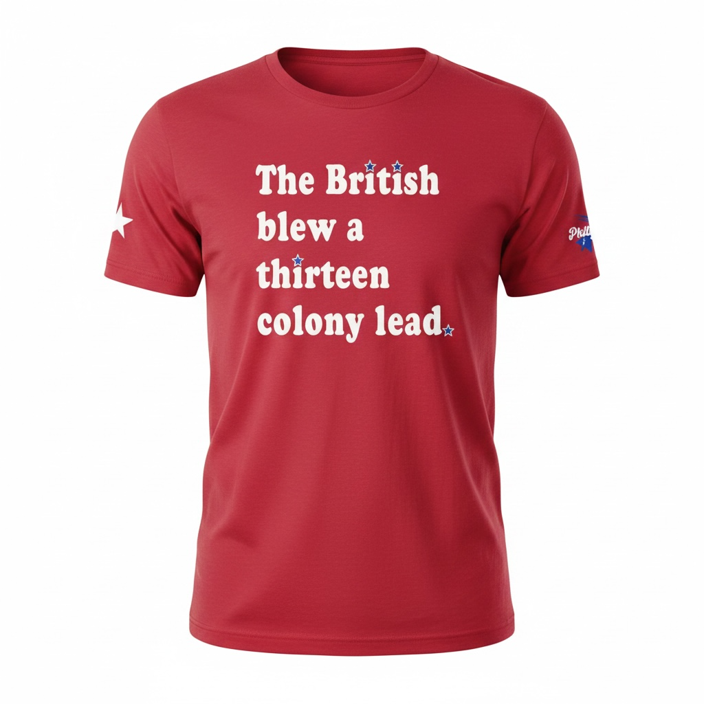 British Blew a 13-Colony Lead Tee