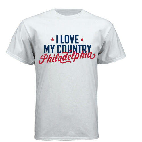 I Love My Country Philadelphia Tee