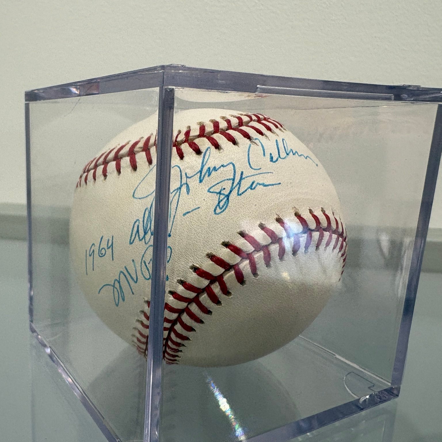 Johnny Callison Signed and Inscribed Baseball
