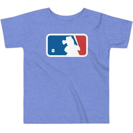 Major Baseball Phan Toddler Tee - Blue
