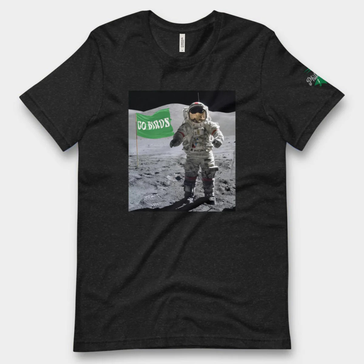 Moon Man Birds Fan Toddler Tee