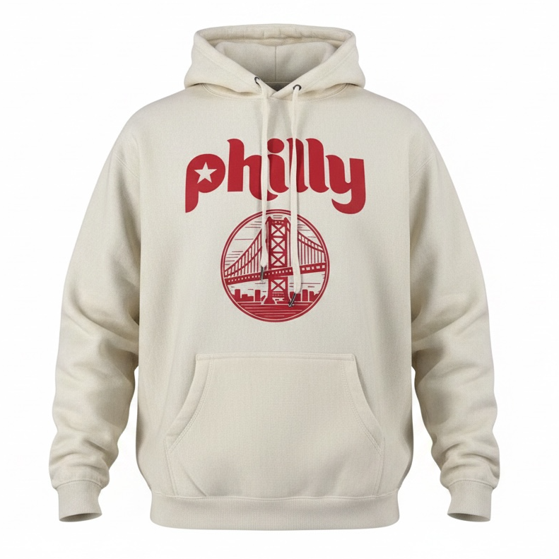 Retro Philly Bridge Hoodie