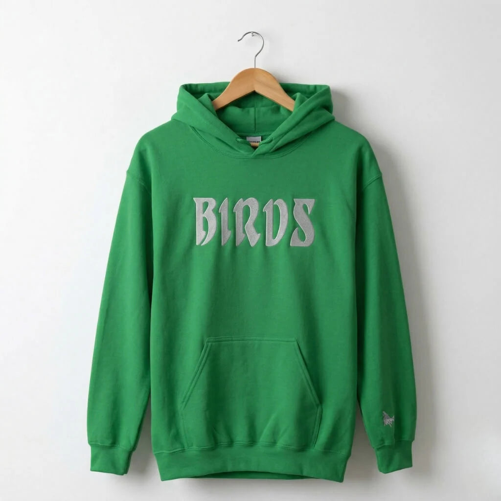 BIRDS Embroidered Hoodie
