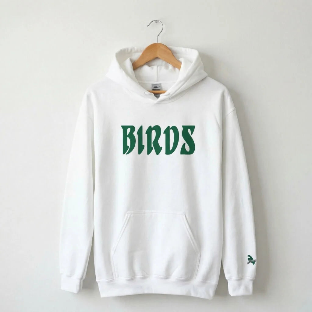 BIRDS Embroidered Hoodie