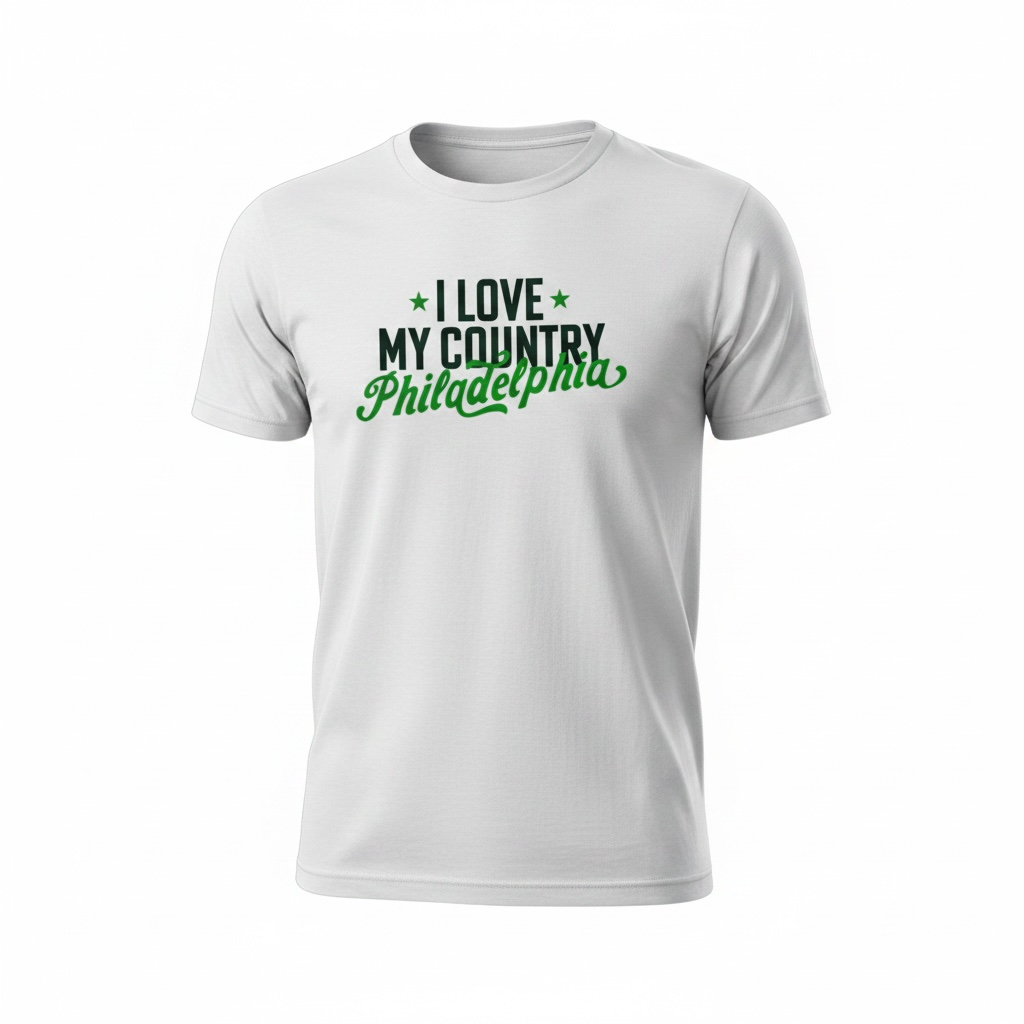 I Love My Country Philadelphia Tee