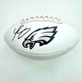 Autographed/Signed LeSean McCoy Philadelphia Eagles Full Size F/S White Panel Logo Football JSA COA