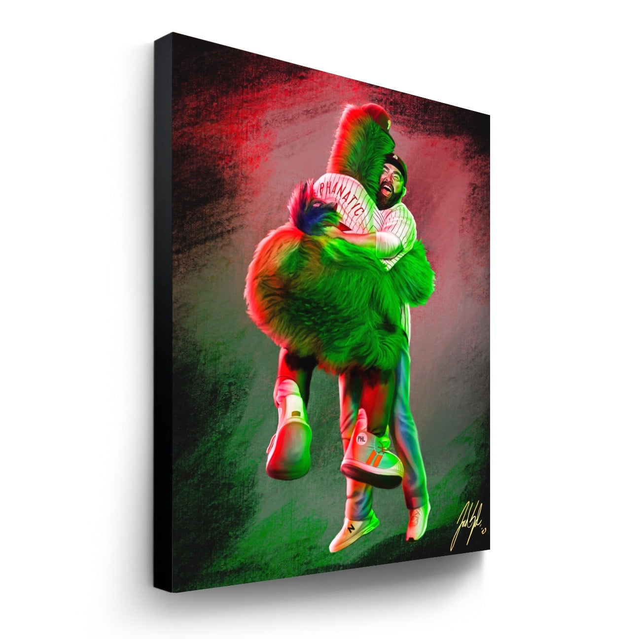 The Phillie Phanatic & Jason Kelce “Best Friends”