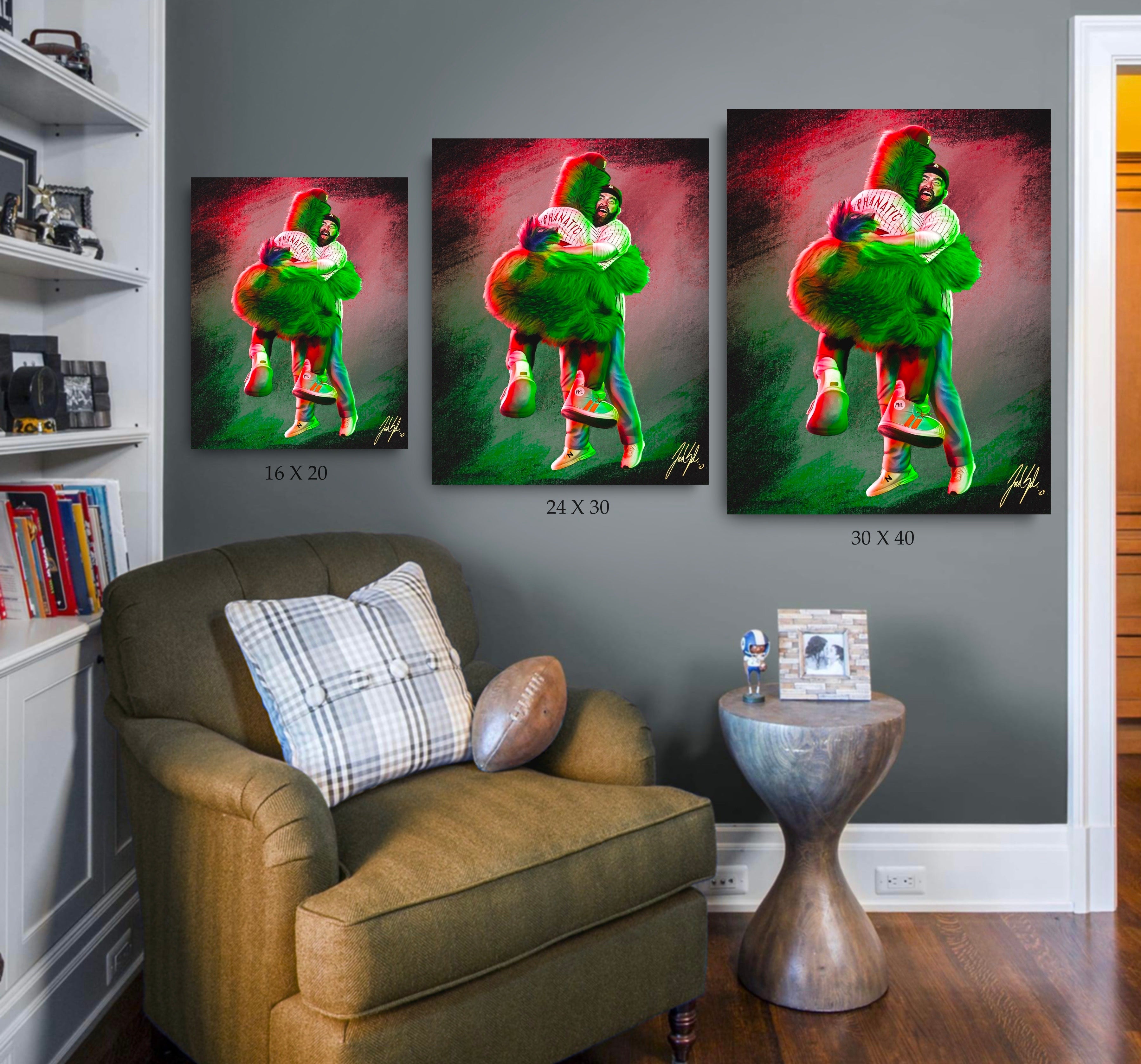 The Phillie Phanatic & Jason Kelce “Best Friends”