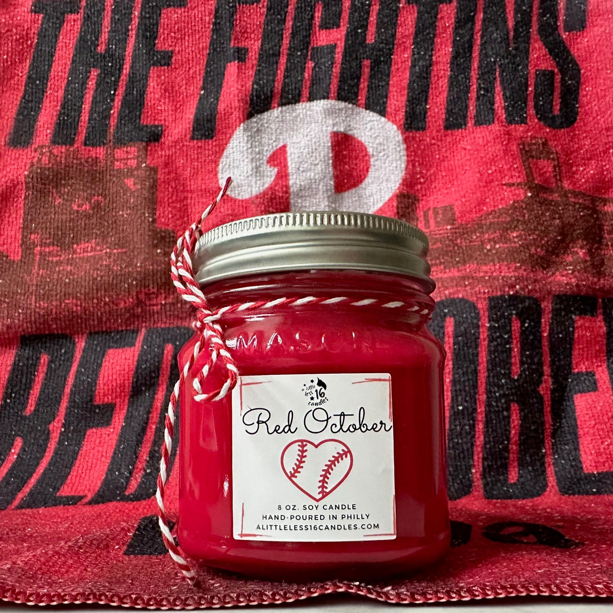 Red October Candle
