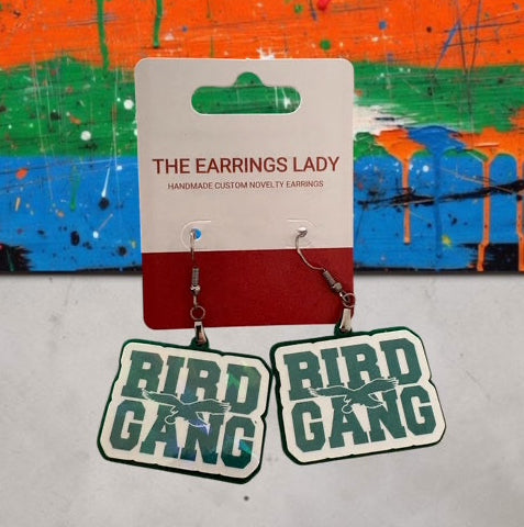 Bird Gang Dangle Earrings