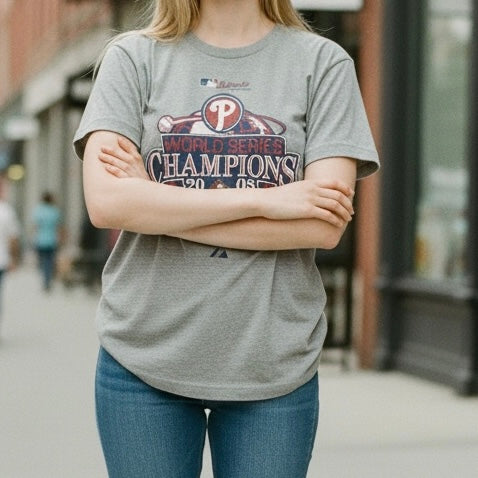Original Phillies 2008 World Series Champions tee