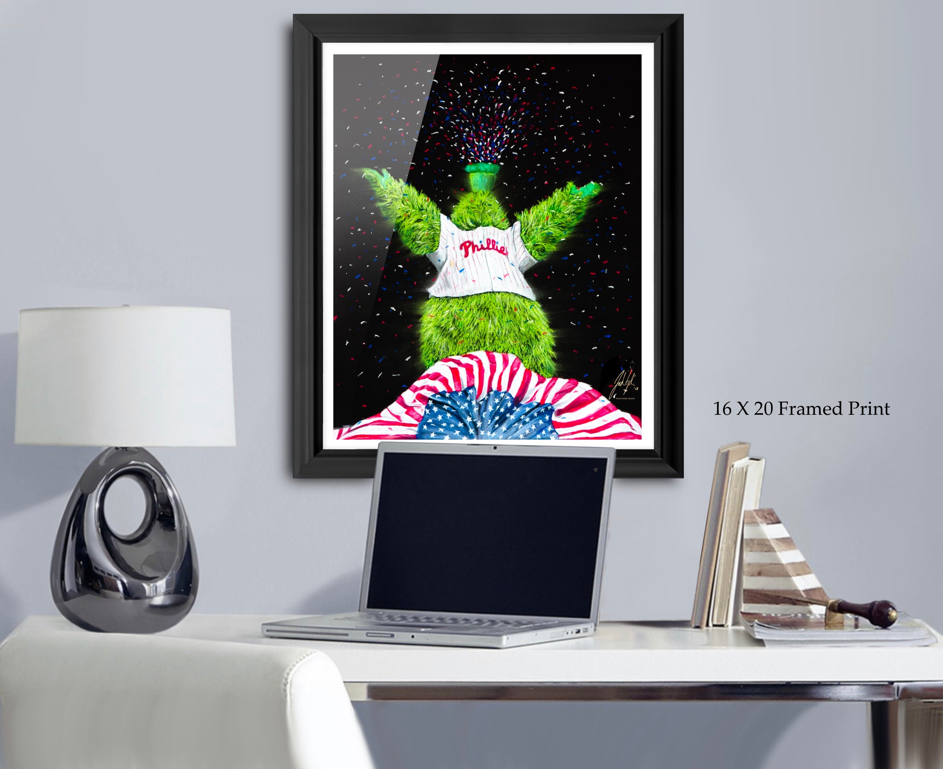 Phillie Phanatic "PARTY ON BROAD"