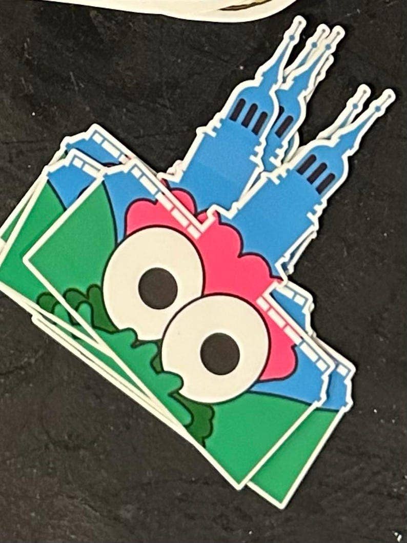 Philadelphia Independence Hall Sticker, Funny Philly Sports Fan Decal, South Philly Gift, Waterproof Vinyl Sticker