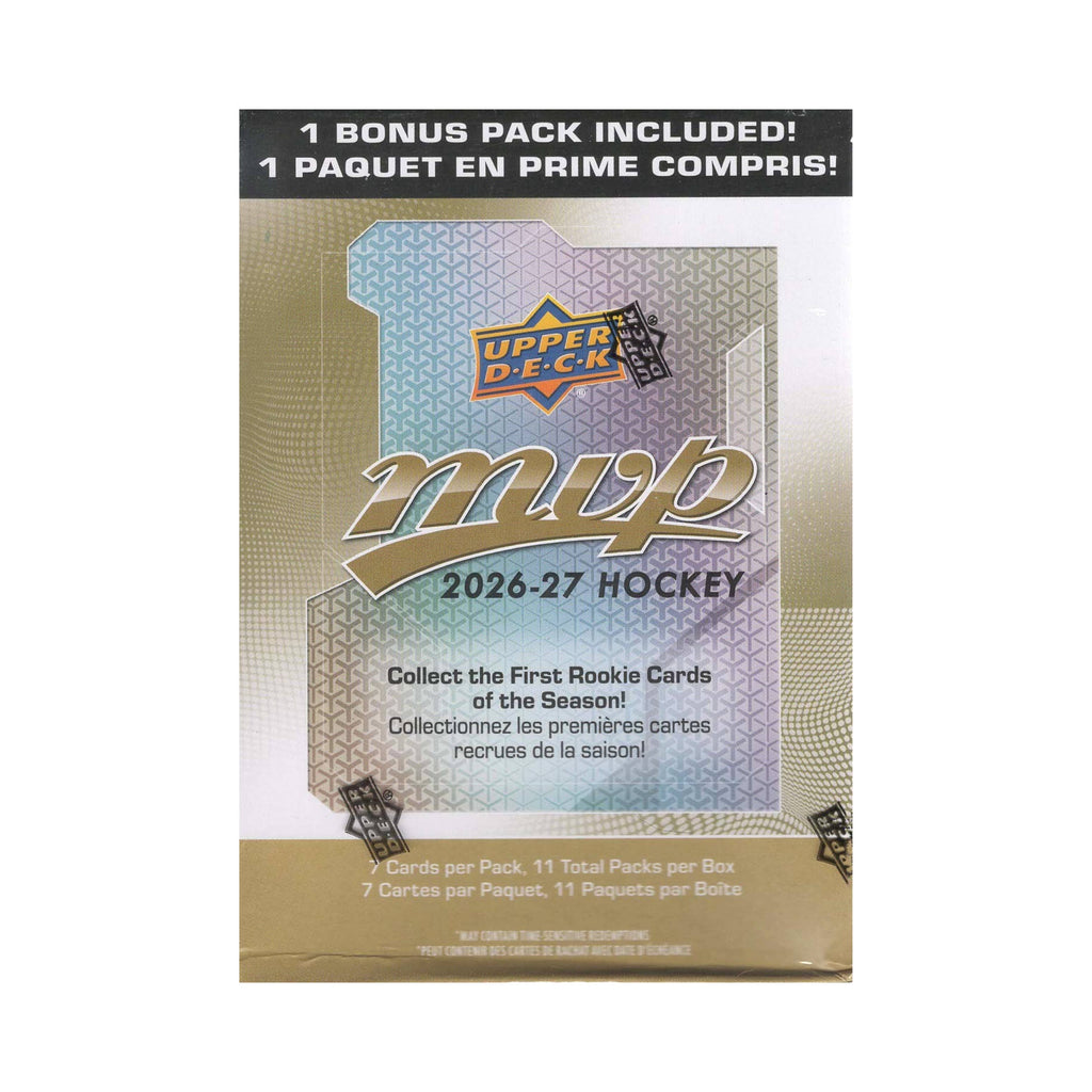 2026-27 Upper Deck MVP NHL Hockey Cards - Single Pack