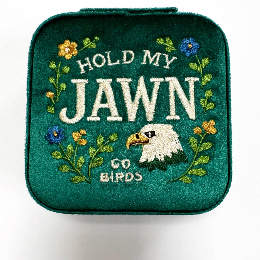 Hold My Jawn  Jewelry Travel Case Box Philadelphia Eagles
