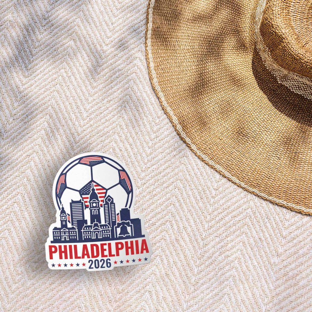 Philadelphia USA Soccer Sticker - Philly PA Sports Decal