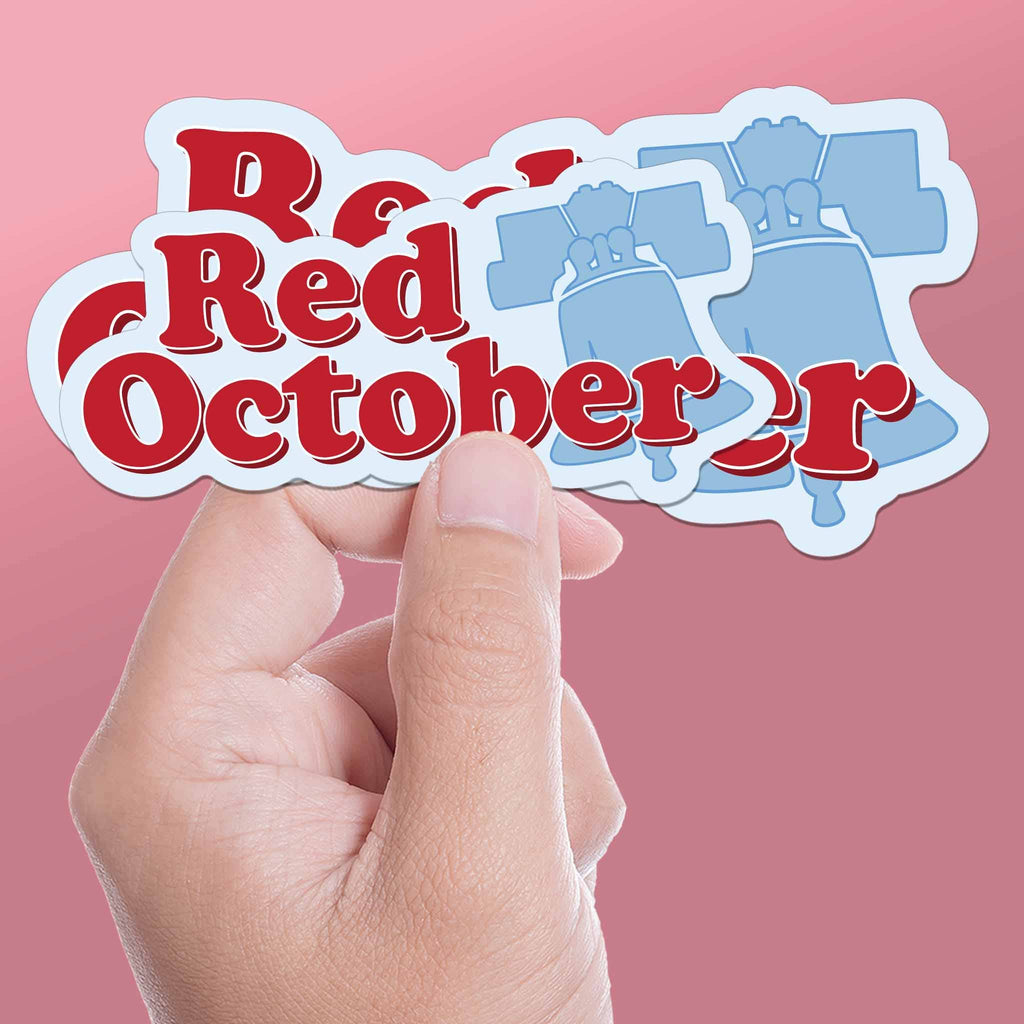 Red October Philly Sports Sticker