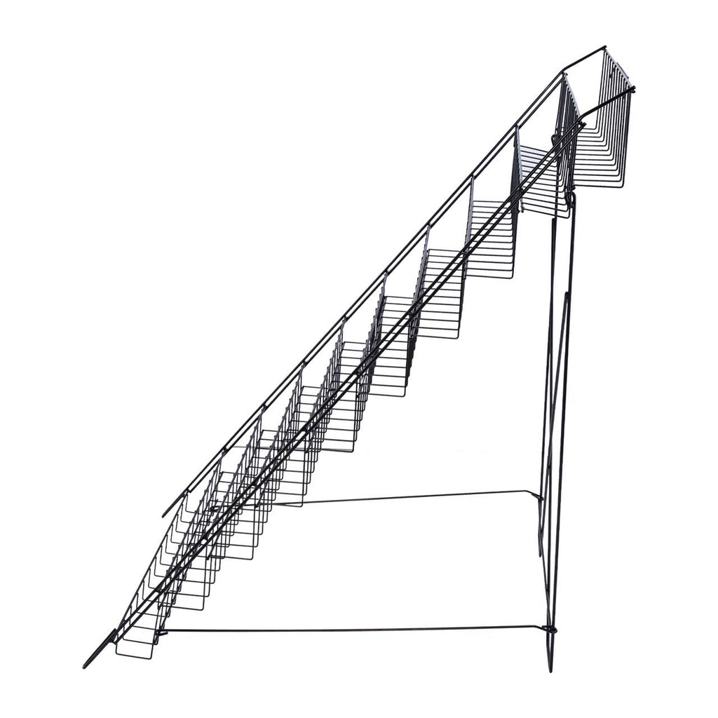 Black Floor-Standing Wire Rack - 46''H x 26 1/2''W x 31''D