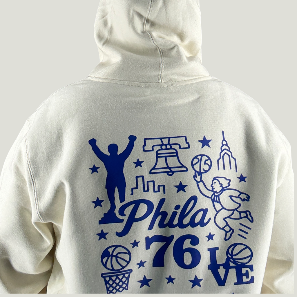 Sixers Doodle Heavyweight Hoodie