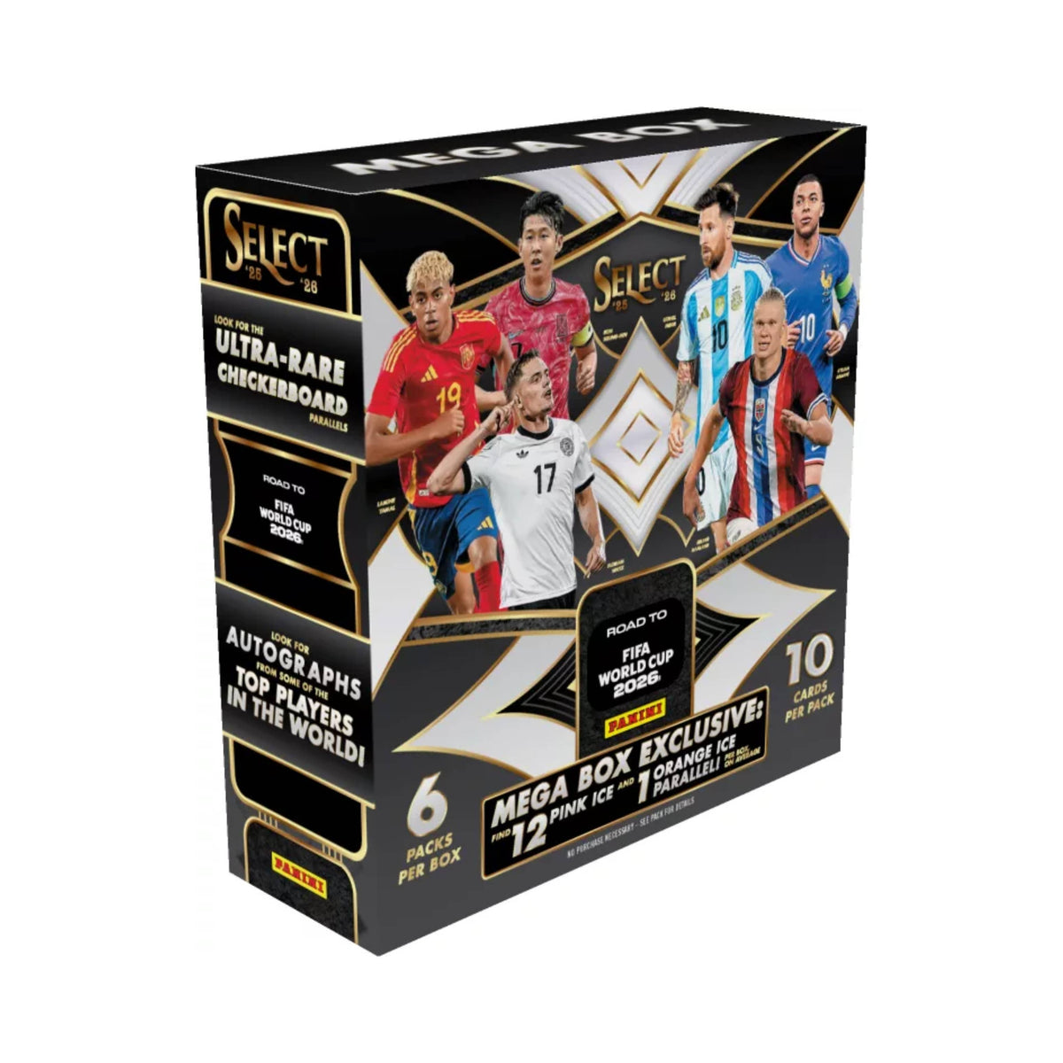 2025-26 Panini Select Road to World Cup Soccer Cards - Single Pack