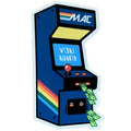 MAC Arcade Machine Sticker