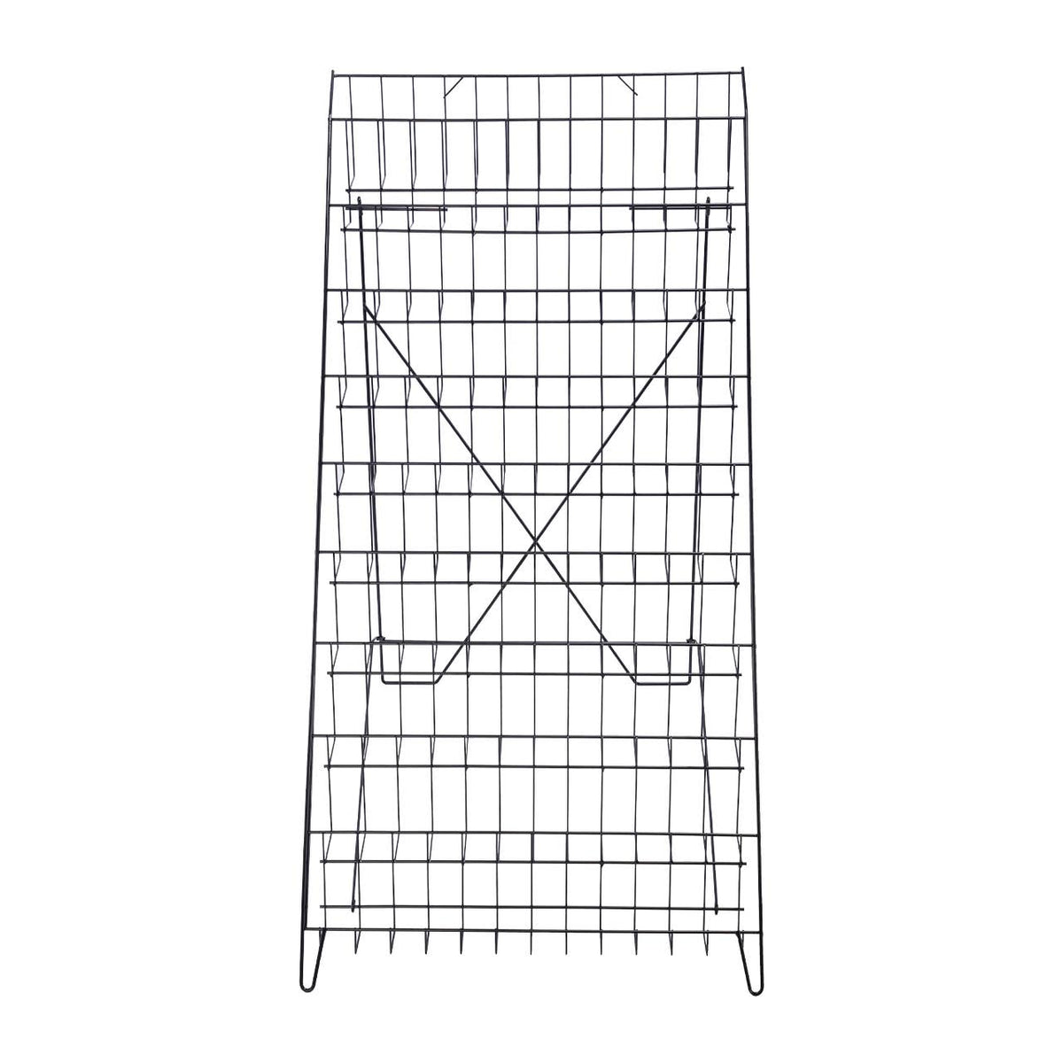 Black Floor-Standing Wire Rack - 46''H x 26 1/2''W x 31''D